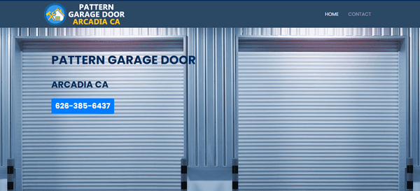 Pattern Garage Door