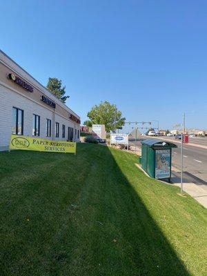 Banner and Sign as seen from Arapahoe Rd