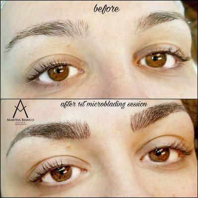 Before & After microblading