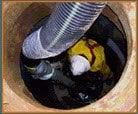 Confined space cleaning, repairs and replacement