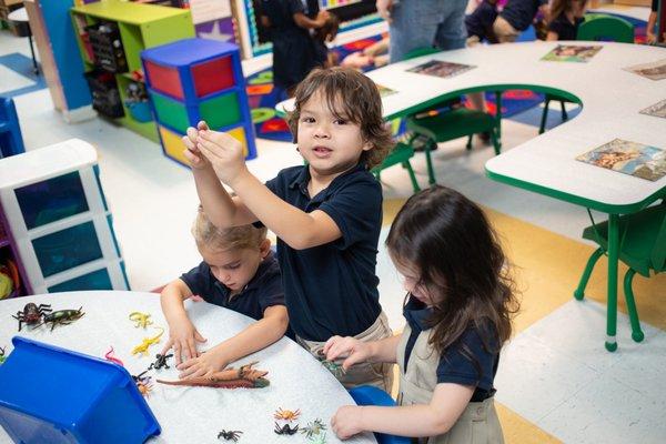 We offer a fun, structured learning environment for three-year-old preschool children to get them ready to shoot for the stars!