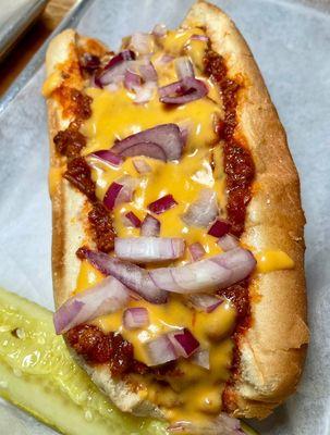 Chili Cheese Hot Dog