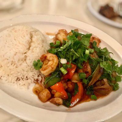 Seafood stir fry