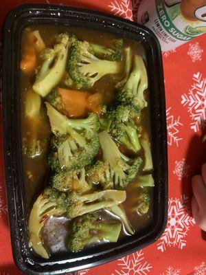 Broccoli and garlic sauce