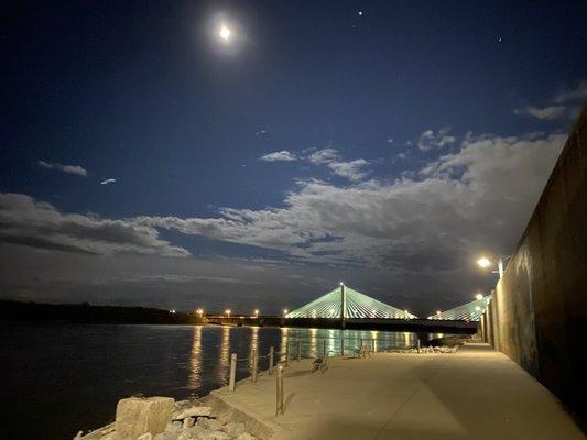 Riverfront, just down the street from Minglewood.