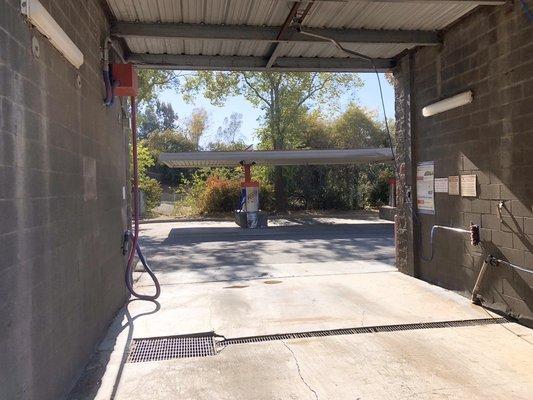 Li'l Bear Car Wash -- you can clean your car in this bay.