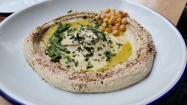 The hummus is ridiculously smooth and creamy