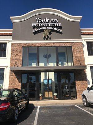 The outside of Tuskers furniture.