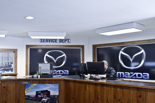 Mazda service department