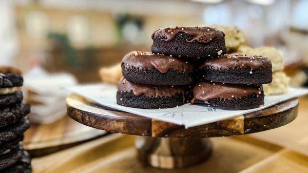 Chocolate Cake Donuts