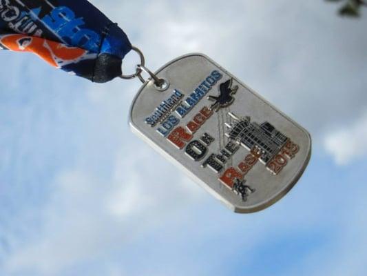 ROTB finishers medal.  Place in your division and get a bigger one.  It's also part of a race series.