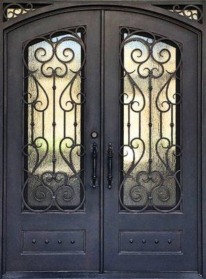 These 6' x 8' Doors are in Stock. Elegant Entryways Iron Doors increase home value and security, while giving the home a gorgeous makeover.