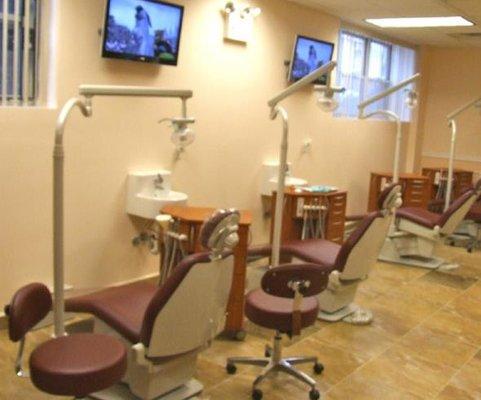 sit back and relax by watching TV while having your orthodontic treatment done