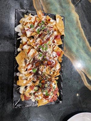 Ahi Nachos $19