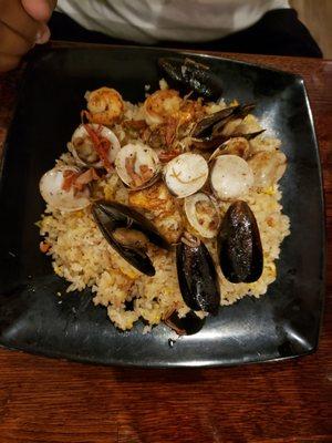 Seafood fried rice