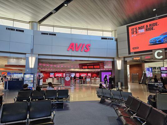 Entrance at the Rental Car Center