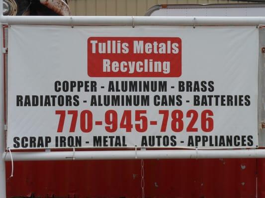 Just Say NO to Landfills
Let Tullis Metals PAY you to recycle!