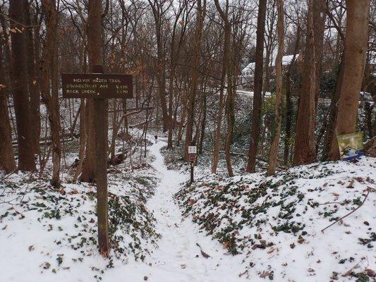 First snow of the winter