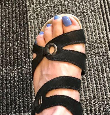 Blue pedi!