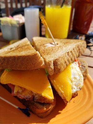 Avocado and Tomato Sandwich. Very good!