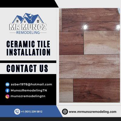 At Muñoz Remodeling, we specialize in ceramic tile installation that will transform any room into a dreamy place.