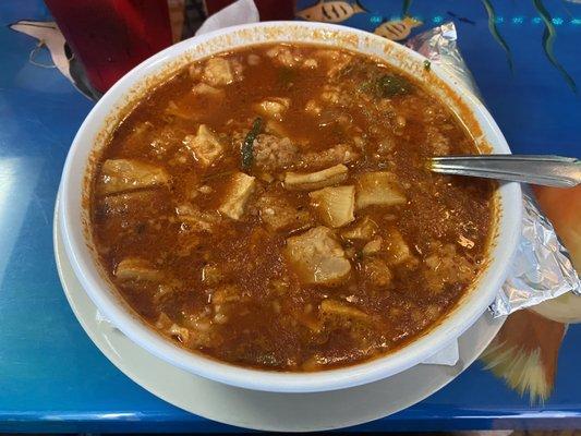 Menudo: generous and delicious!