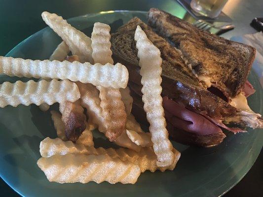 Reuben with fries