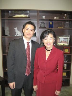 United States House of Representative Judy Chu with Attorney Bryan Y. Wong