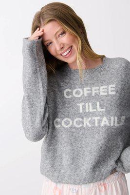 Soft sweater coffee till cocktails