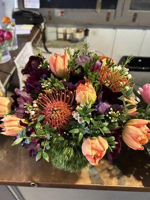 Pincushions, anemones, & tulips!