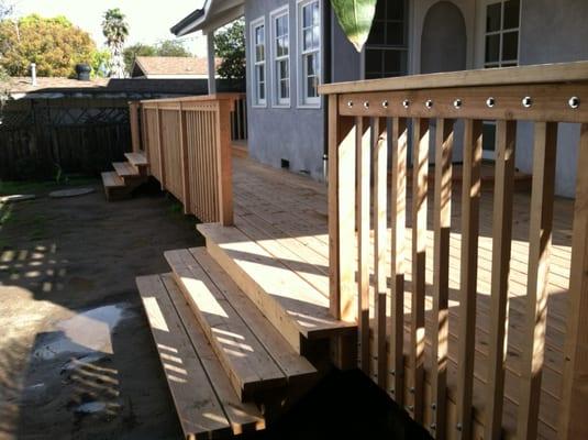 Deck designed by DO-AWAY TERMITE @ 1885 261st Lomita CA