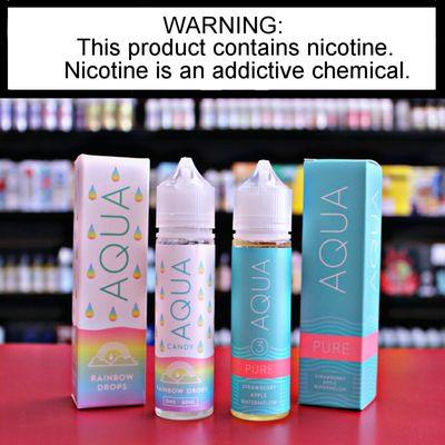 Keep it fresh and fruity with Aqua E-liquids!