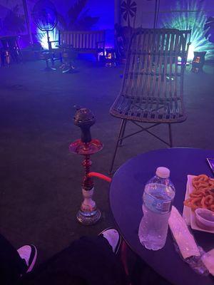 Hookah +Delta 8 Add on & Curly fries