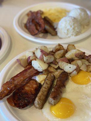 Breakfast trio