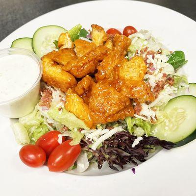 Buffalo chicken salad from Kennsington Grille.