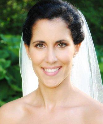 Bridal makeup on location in Gloucester, MA