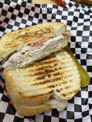 Cajun Turkey Panini, no bacon