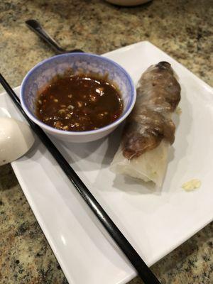 The best spring rolls and peanut sauce ever!