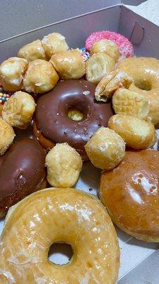 Beautiful assortment of their incredibly soft donuts!!