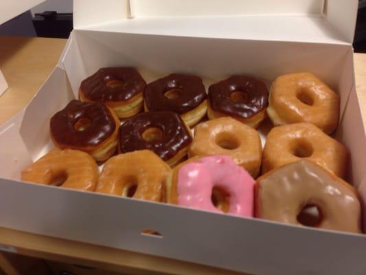 The donuts. These were cold, but tasty.