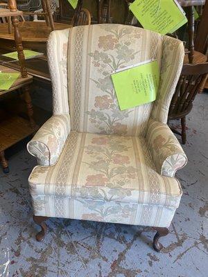 Wing back chair