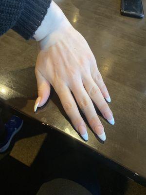 French tip acrylic