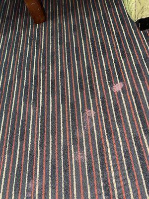 More nasty sticky stuff on carpet