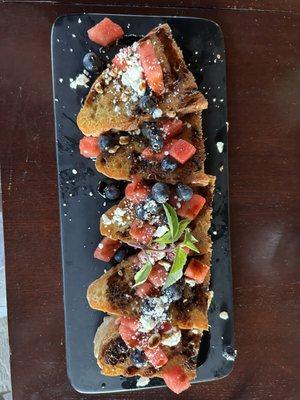 Bruschetta appetizer