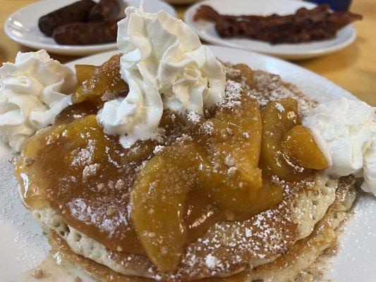 Peach Cobbler Pancake