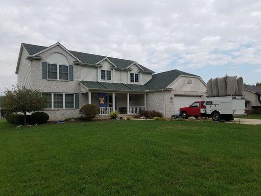 This was a house in Sylvania OH that we cleaned.  Just one of our many happy customers!