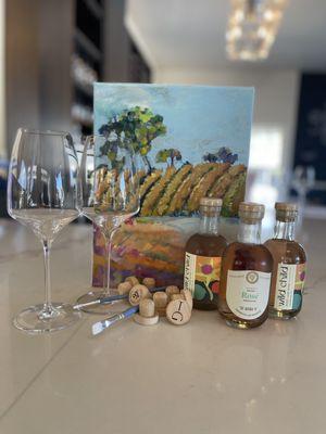 Sip & Paint... Sonoma Vineyards!