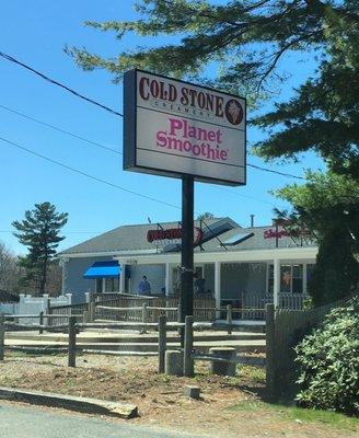 Cold Stone Holbrook -- 176 S Franklin St, Holbrook        Sign