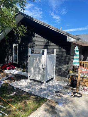 Outdoor shower