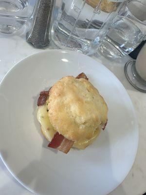 Bacon biscuit sandwich